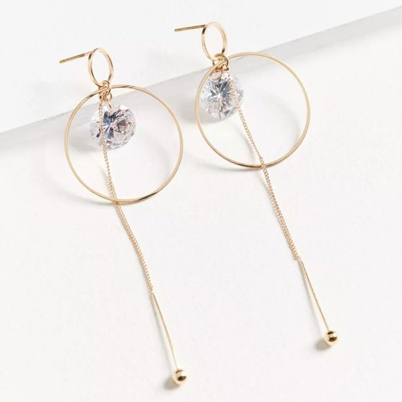 Urban Outfitters Jewelry - NWT Crystal Statement Drop Earring